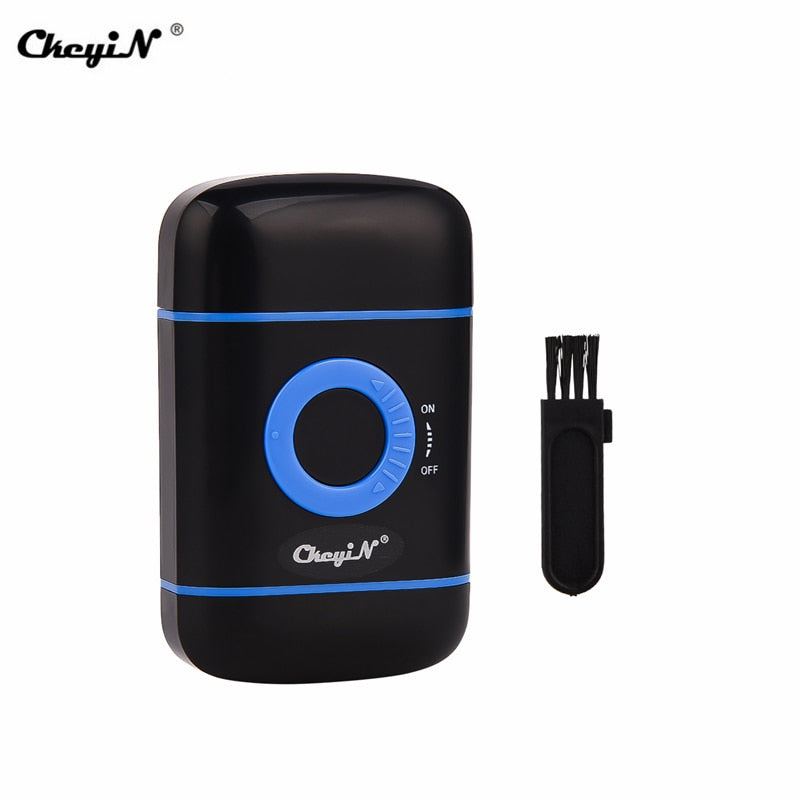 Rechargeable Portable Electric Shaver With Pop-up Temples Trimmer For Men