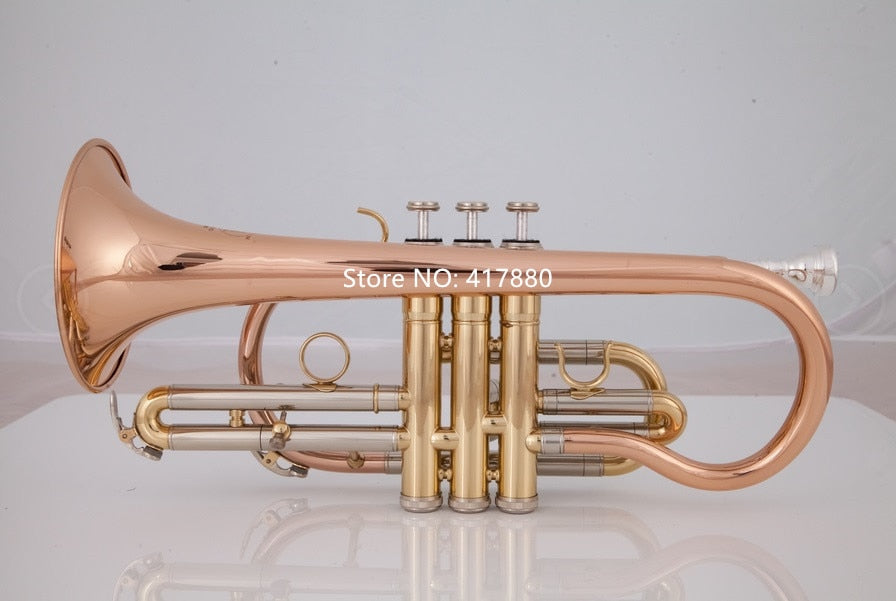 Professional Bach Golden Bb Cornet trumpet brass