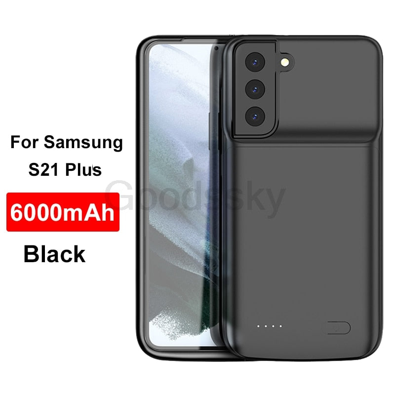 Charger Case For Samsung Galaxy Note 20 Ultra 8 9 10 S8 S9 S10 S20 S21 Plus S10e battery charger case charging Shockproof Case