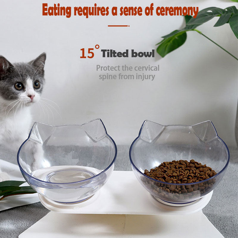 Pet Drinking Dish Feeder