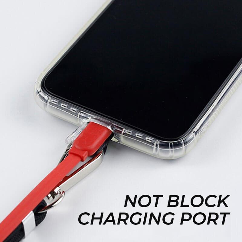 Universal Crossbody Nylon Patch Phone Lanyards Rope Mobile Phone Strap Lanyard 9 Colors Soft Rope for Cell Phone Hanging Cord