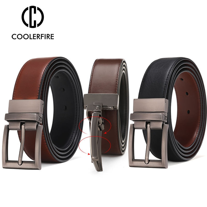 Men's Reversible Casual High Quality Belt