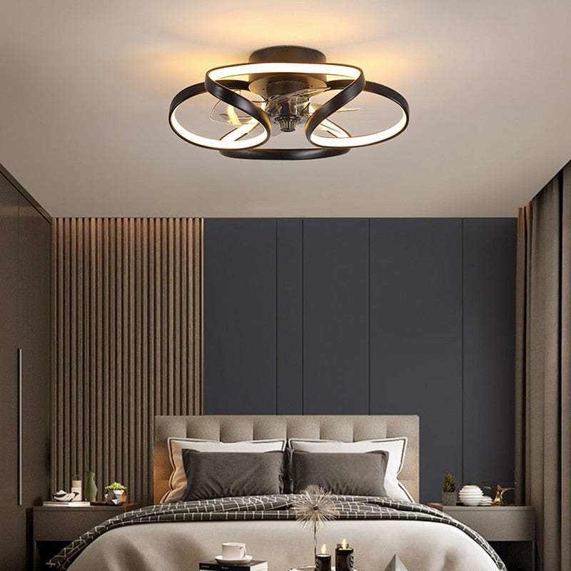 Nordic bedroom decor led lights for room ceiling fan
