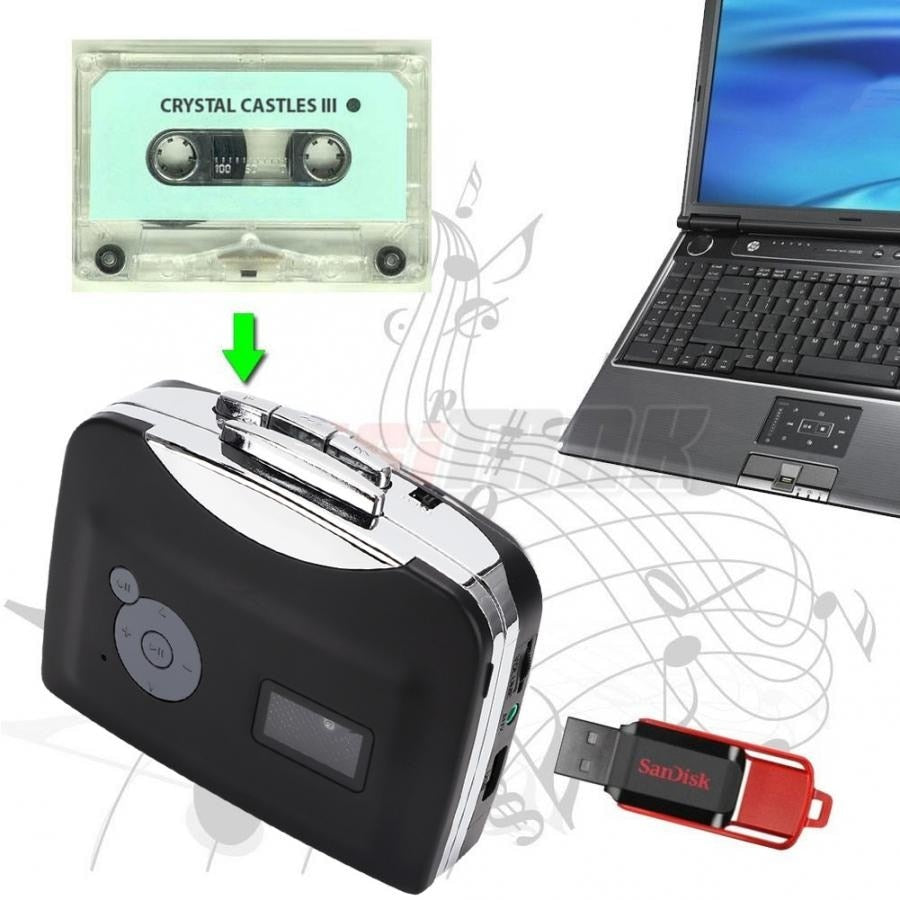Cassette to MP3 Converter Stereo USB