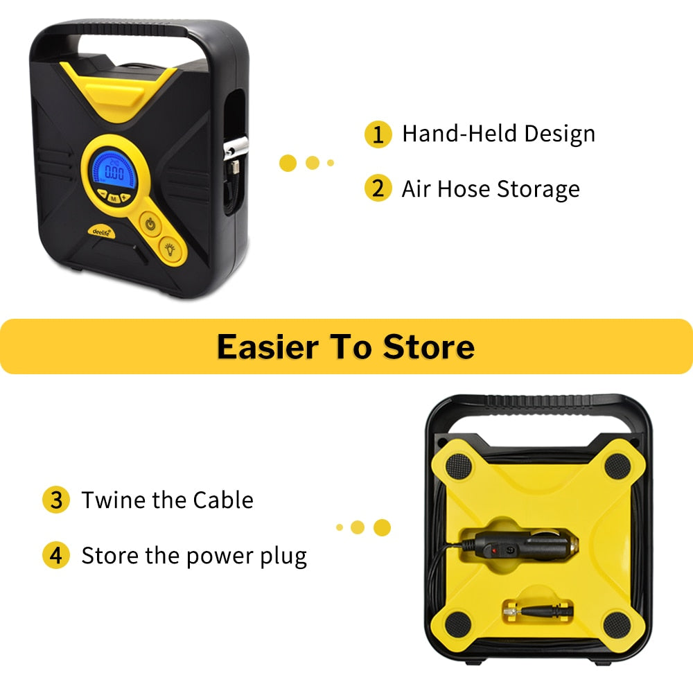 Deelife Car Air Compressor Portable 12V