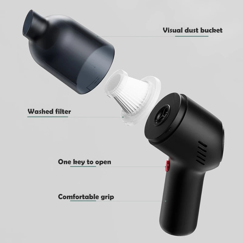 Cordless Portable Car Vacuum