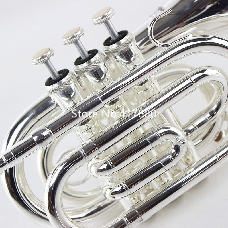 Professional Bach TR6500 Bb Pocket Trumpet Sliver