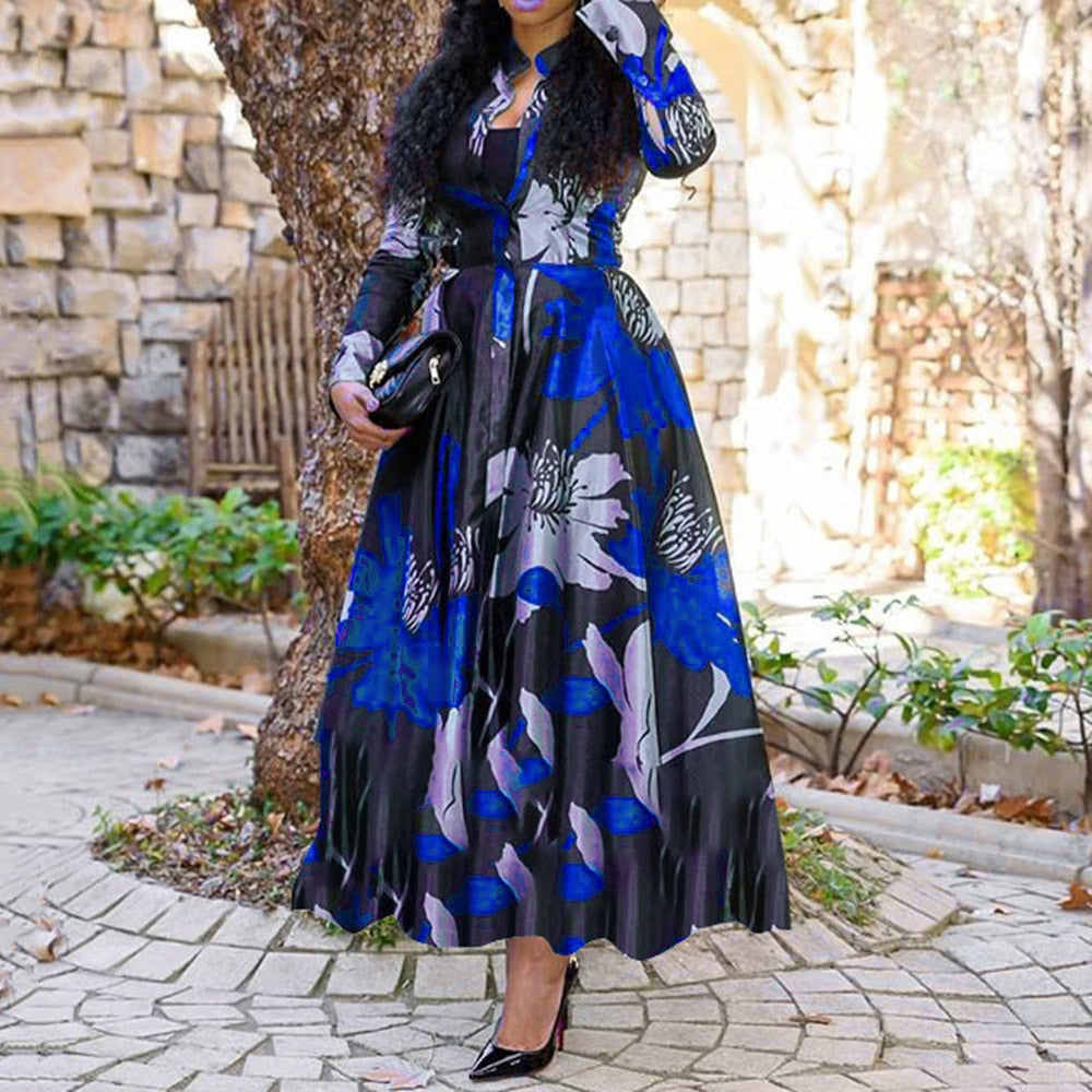 Women's Long Sleeve Summer Dress
