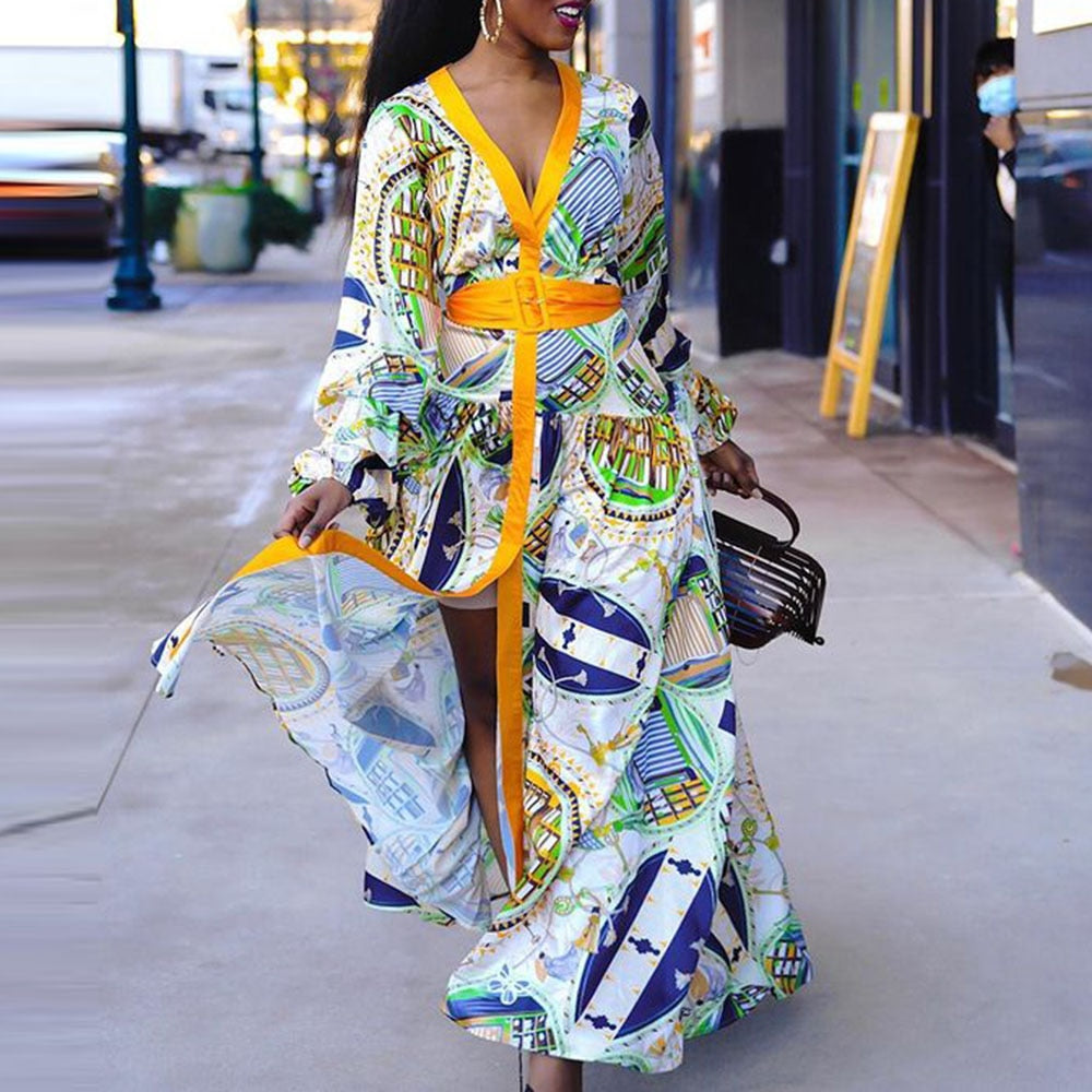 Women's Long Sleeve Summer Dress