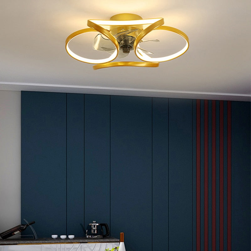 Nordic bedroom decor led lights for room ceiling fan