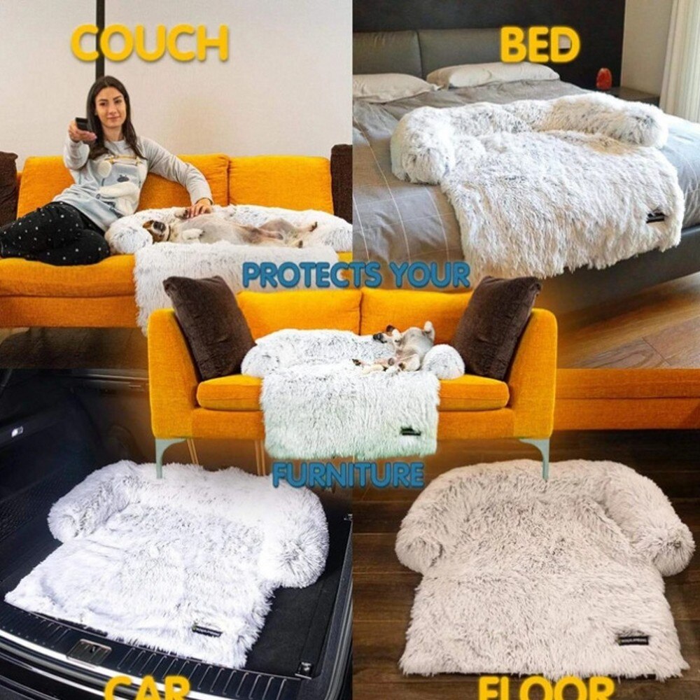 New Pet Beds Winter Warm Cats Dogs Pad Pet Rest Sofa Nests Soft Long Plush Small And Large Dog Mattress Cushion For Big Dogs Mat