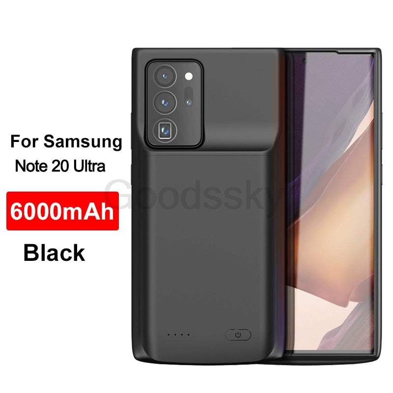 Charger Case For Samsung Galaxy Note 20 Ultra 8 9 10 S8 S9 S10 S20 S21 Plus S10e battery charger case charging Shockproof Case