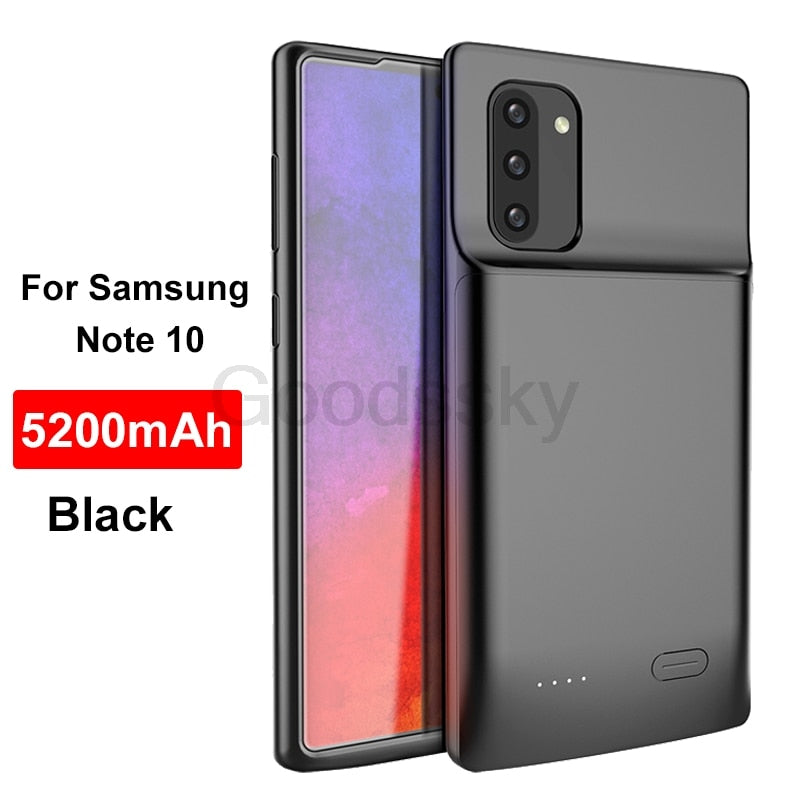 Charger Case For Samsung Galaxy Note 20 Ultra 8 9 10 S8 S9 S10 S20 S21 Plus S10e battery charger case charging Shockproof Case