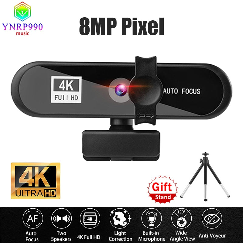 New Ultra HD 4K Webcam With Microphone