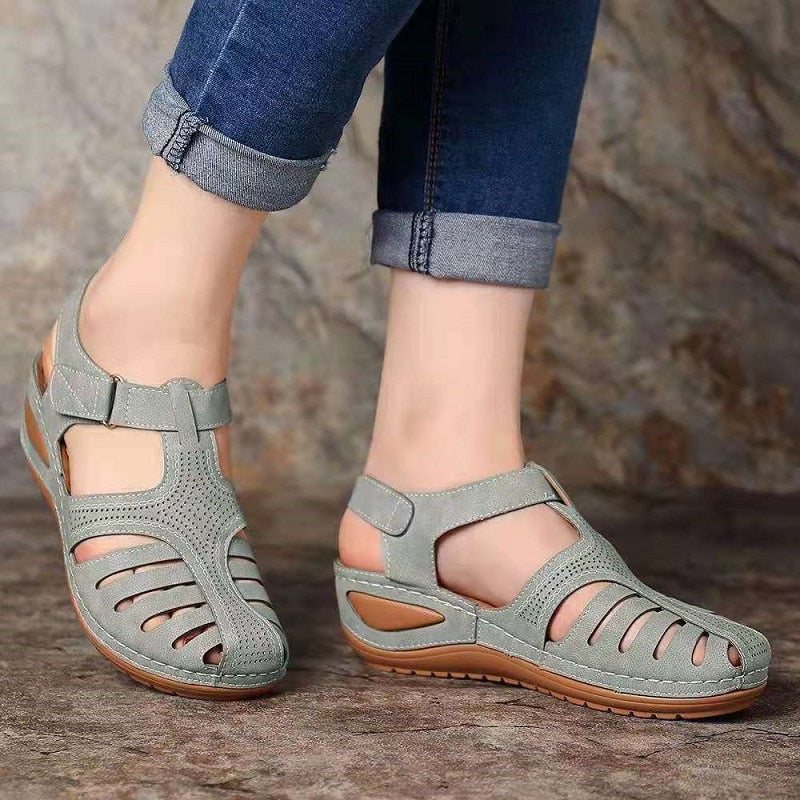 Women's Summer Vintage Wedge Sandals