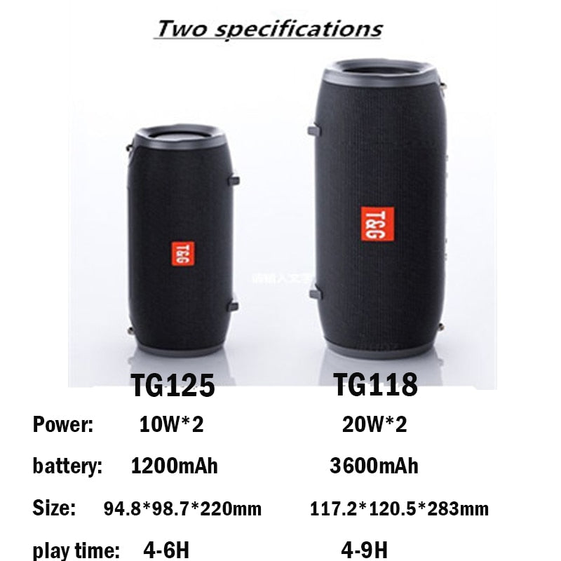Bluetooth Speaker Bass Portable