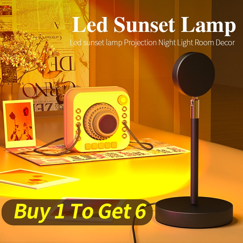 Night Light Sunset Projection