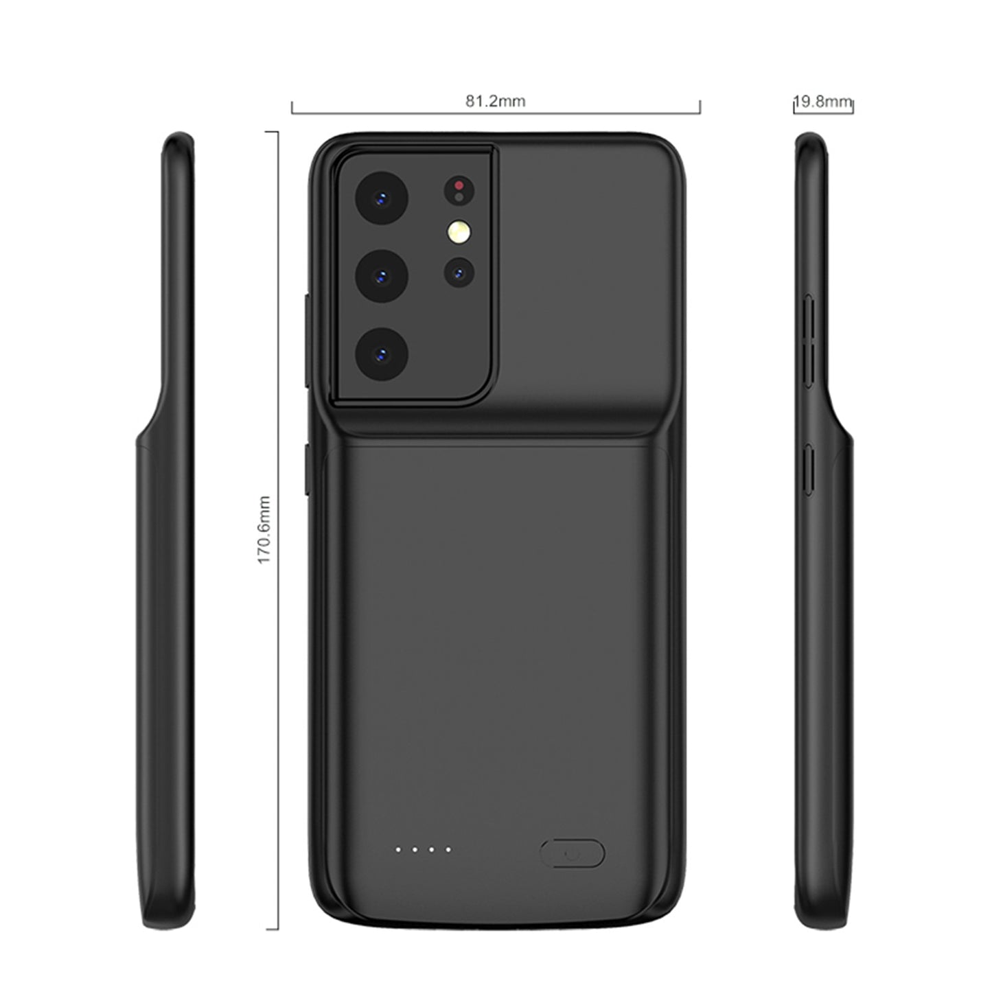 Charger Case For Samsung Galaxy Note 20 Ultra 8 9 10 S8 S9 S10 S20 S21 Plus S10e battery charger case charging Shockproof Case