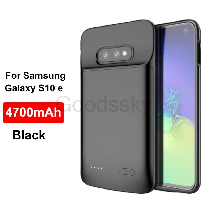 Charger Case For Samsung Galaxy Note 20 Ultra 8 9 10 S8 S9 S10 S20 S21 Plus S10e battery charger case charging Shockproof Case