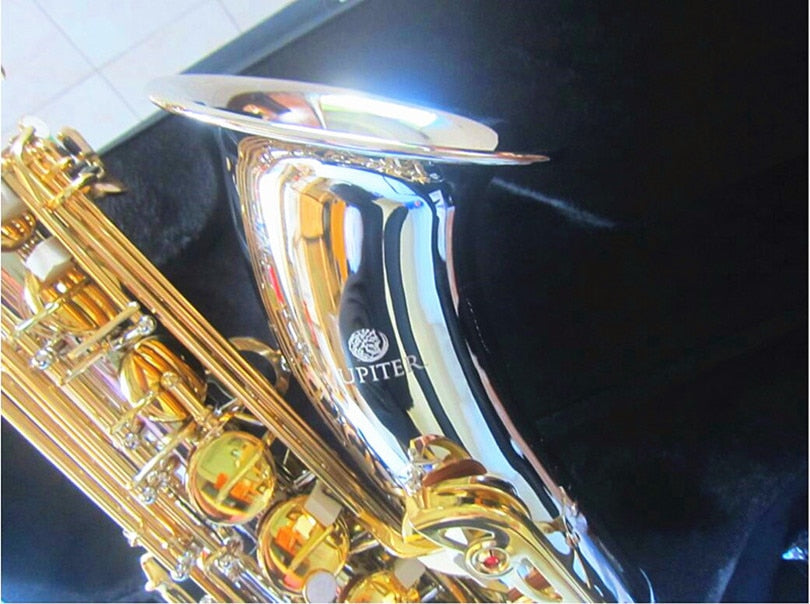 JUPITER Tenor Saxophone Silver nickel plating Gold Keys
