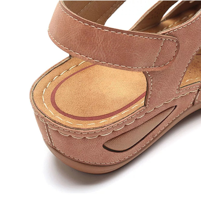 Women's Summer Vintage Wedge Sandals
