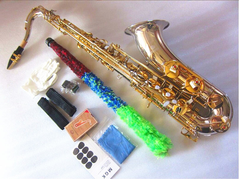 JUPITER Tenor Saxophone Silver nickel plating Gold Keys