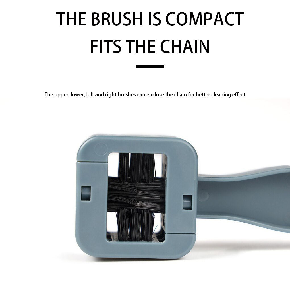 MTB Bicycle Chain Cleaning Brush Plastic Chain Gear Grunge Wheel Brush Portable Bike Motorcycle Cleaning Tool Rim Care Tire