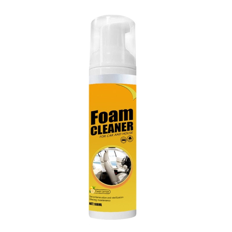 Powerful Foam Cleaner Tool Fast Acting Removers Household Must-have for Leather Seat Console Home Window Furniture