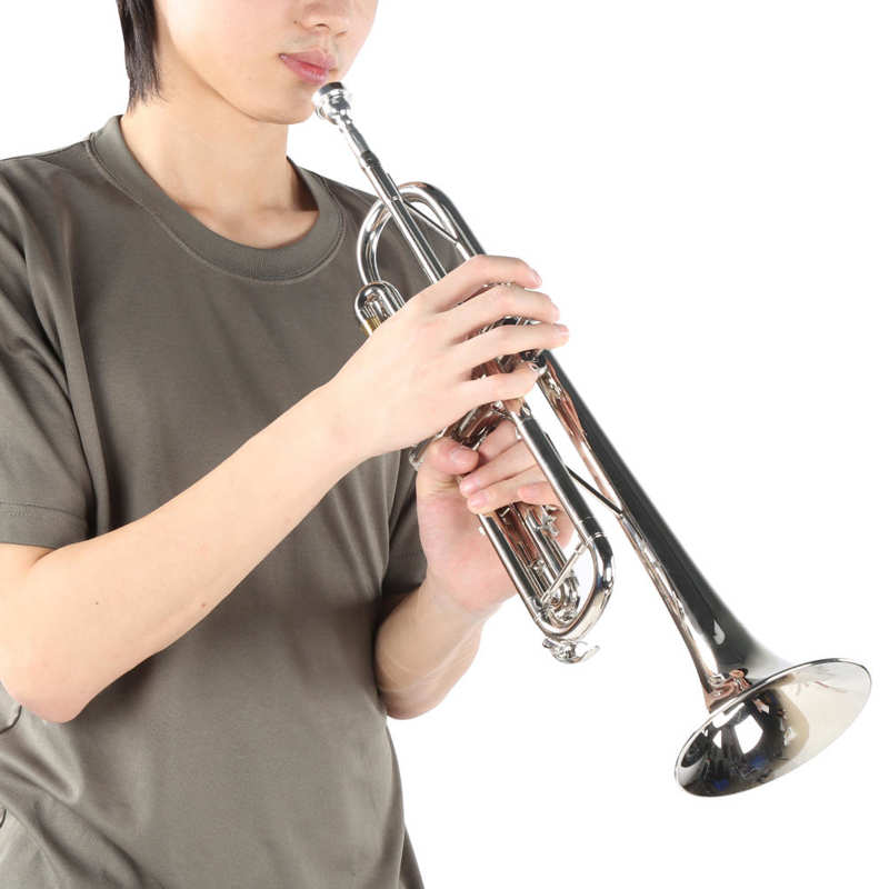 Professional Trumpet with Silver Mouthpiece Bb