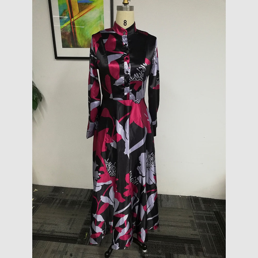 Women's Long Sleeve Summer Dress