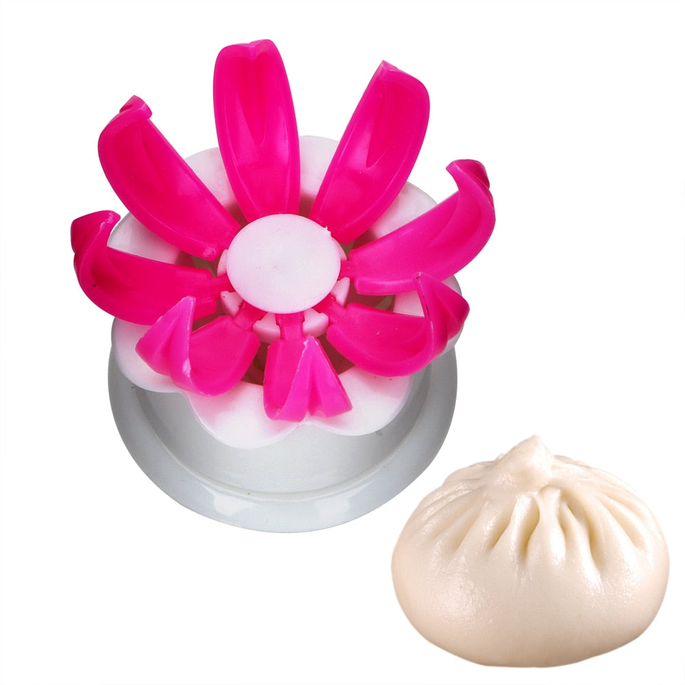 HOOMIN 1Pcs DIY Pastry Pie Dumpling Maker Chinese Baozi Mold Baking and Pastry Tool Steamed Stuffed Bun Making Mould
