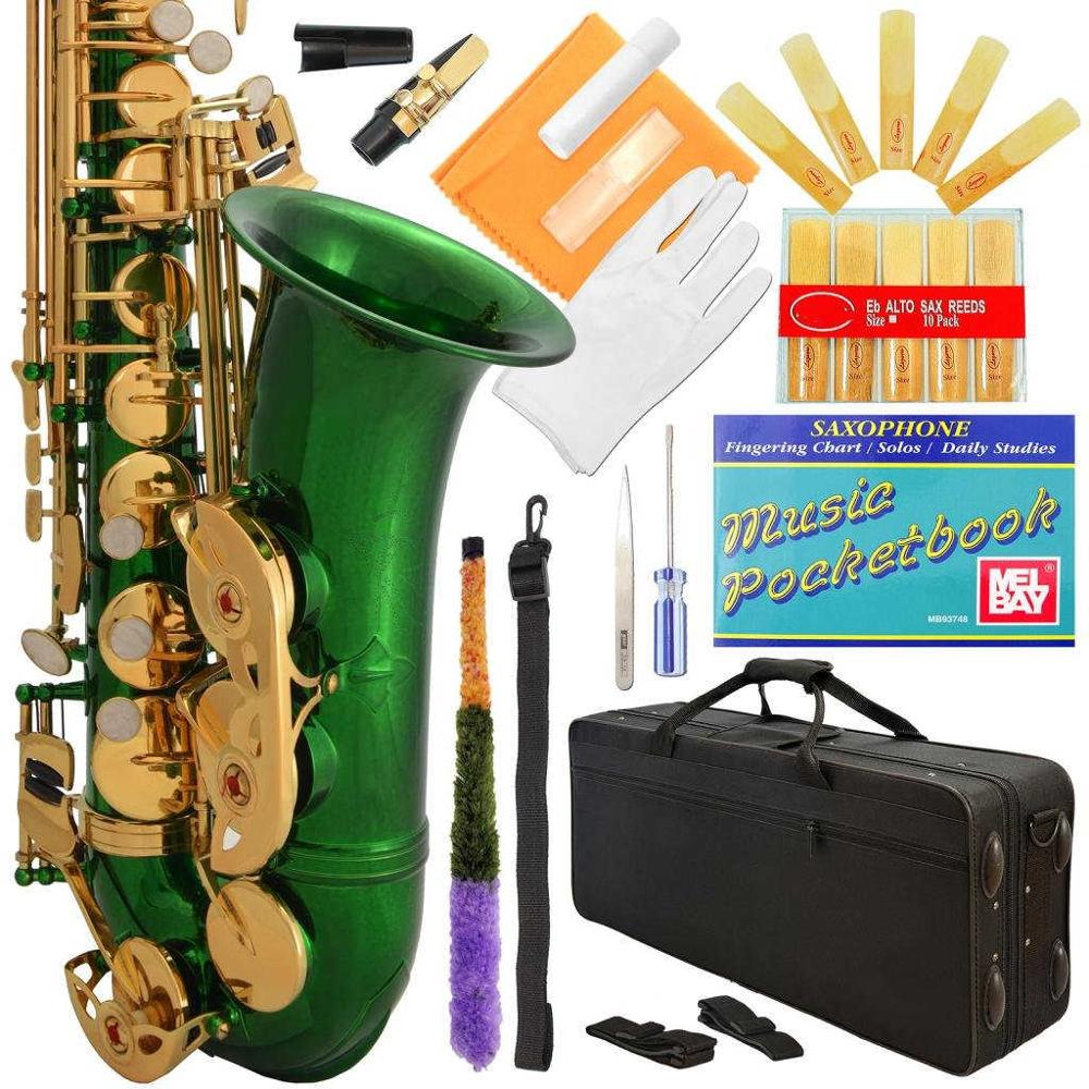 Professional Black-Gold Keys Eb E Flat Alto Saxophone