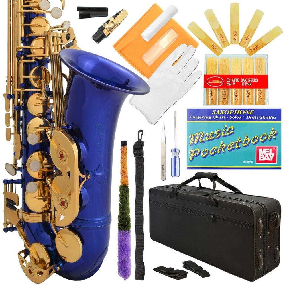 Professional Black-Gold Keys Eb E Flat Alto Saxophone