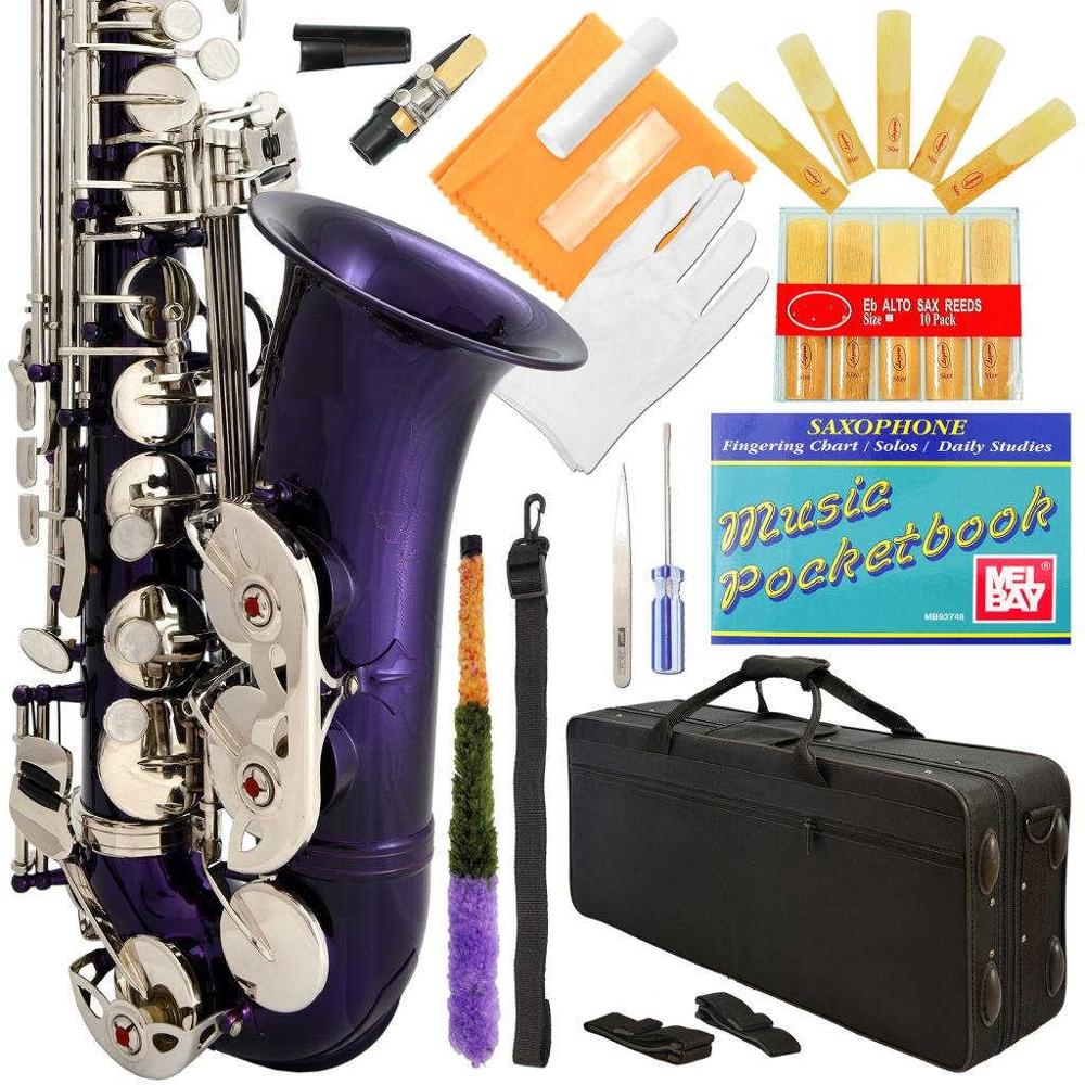 Professional Black-Gold Keys Eb E Flat Alto Saxophone