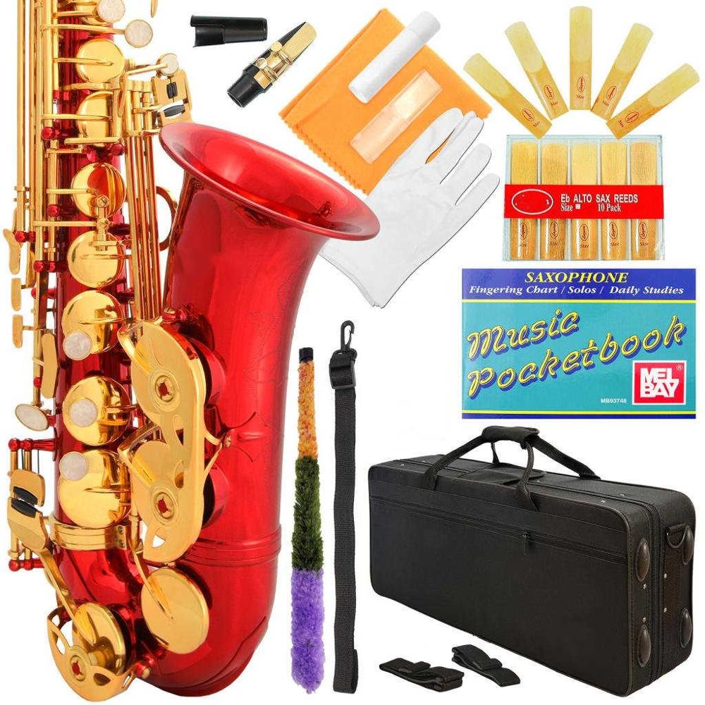 Professional Black-Gold Keys Eb E Flat Alto Saxophone