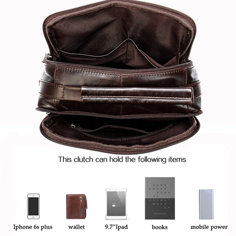 WESTAL Men's Bag Genuine Leather