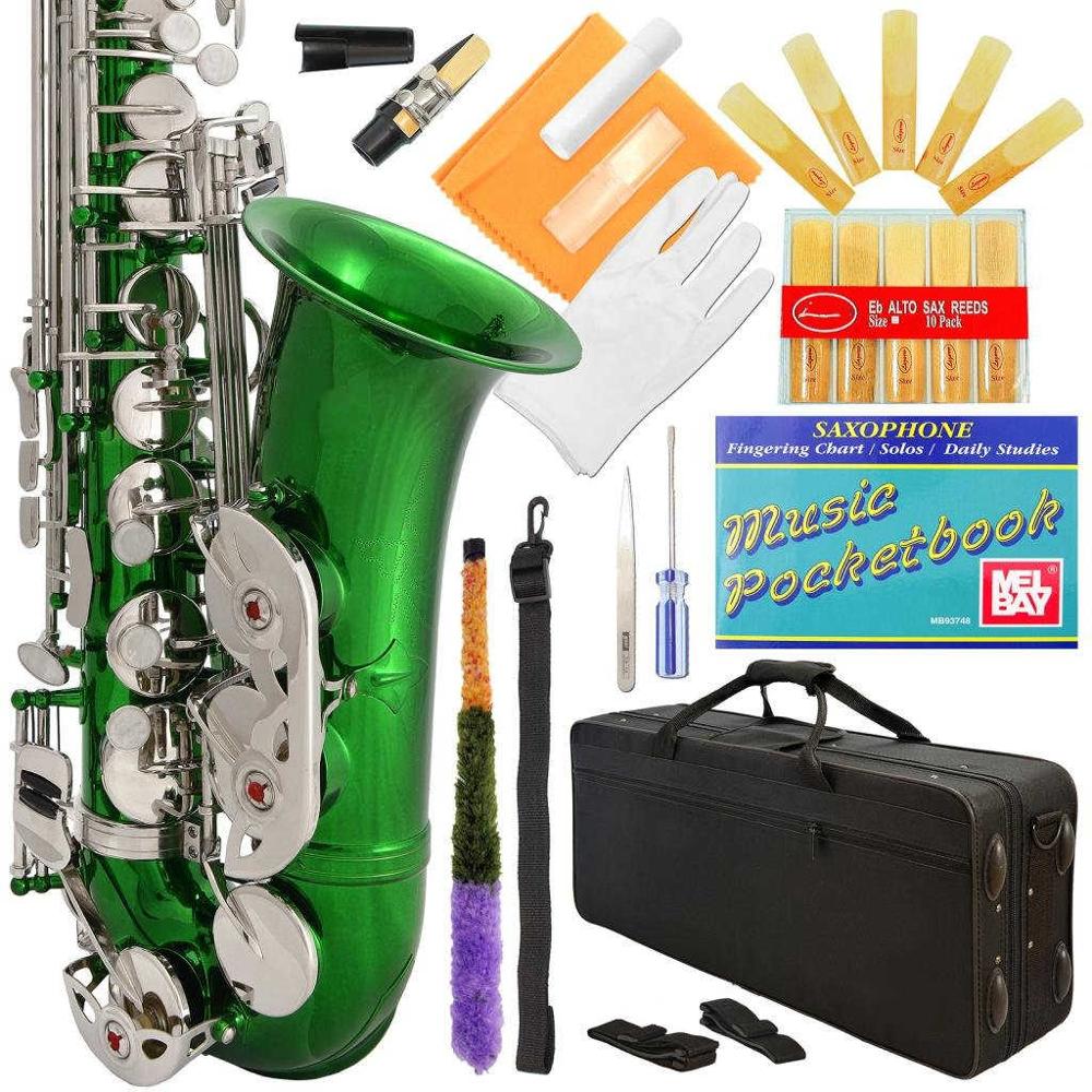 Professional Black-Gold Keys Eb E Flat Alto Saxophone