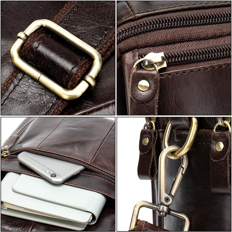 WESTAL Men's Bag Genuine Leather