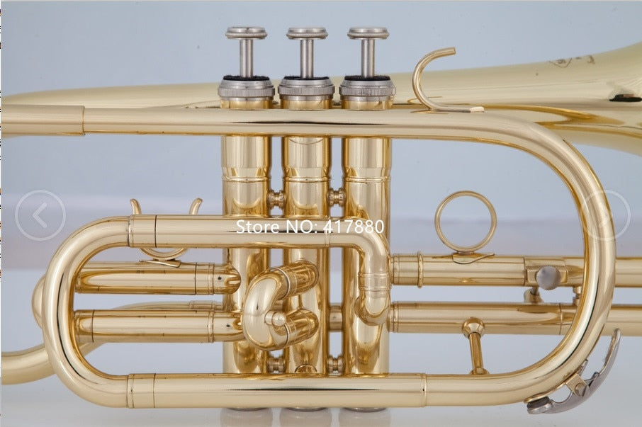 Professional Bach Golden Bb Cornet trumpet brass
