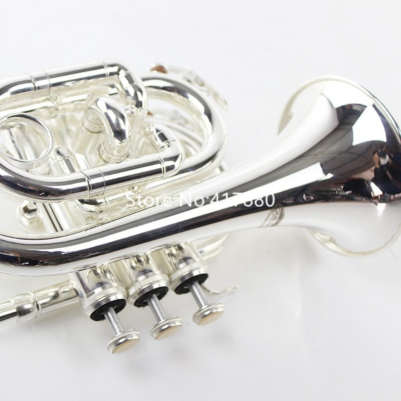 Professional Bach TR6500 Bb Pocket Trumpet Sliver