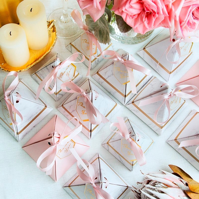 Pyramid Marble Candy Box