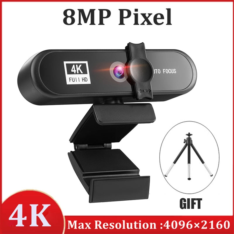 New Ultra HD 4K Webcam With Microphone
