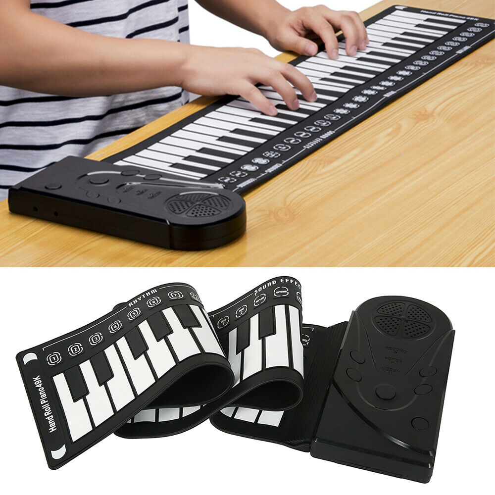 USB Hand Roll Up Piano Portable 49 Key