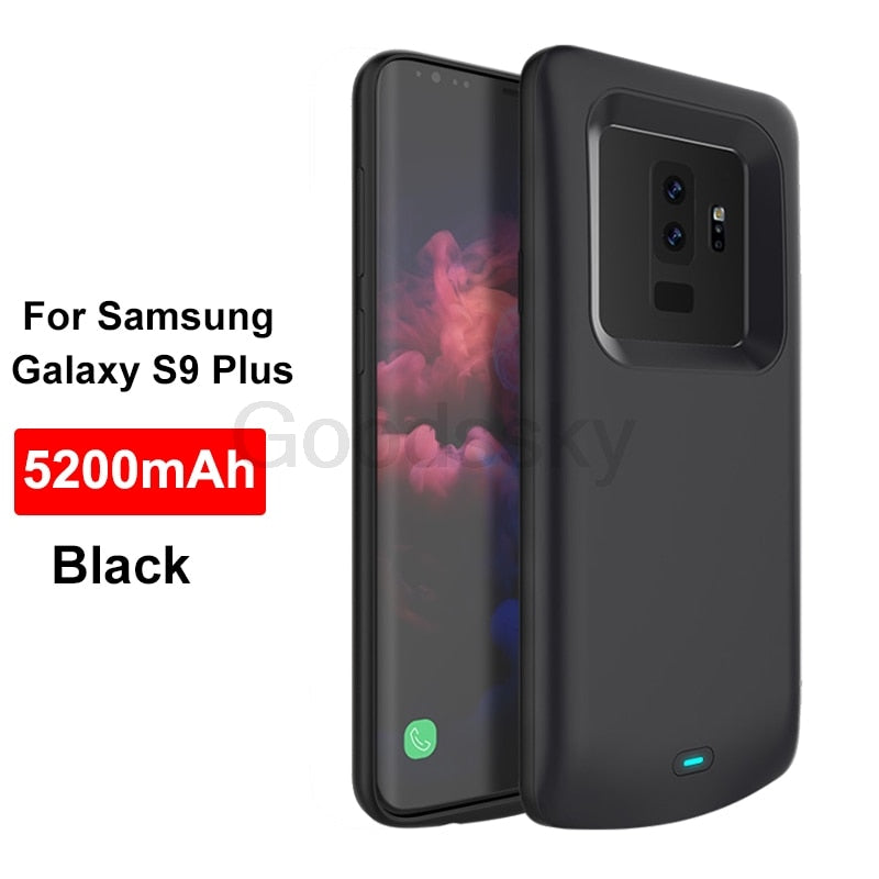 Charger Case For Samsung Galaxy Note 20 Ultra 8 9 10 S8 S9 S10 S20 S21 Plus S10e battery charger case charging Shockproof Case