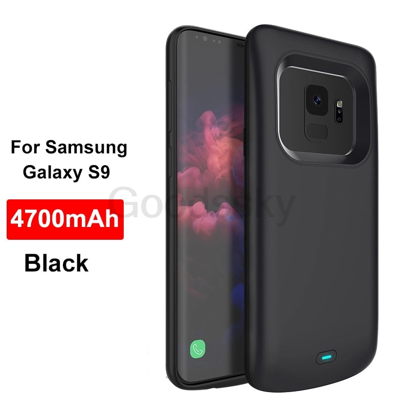 Charger Case For Samsung Galaxy Note 20 Ultra 8 9 10 S8 S9 S10 S20 S21 Plus S10e battery charger case charging Shockproof Case