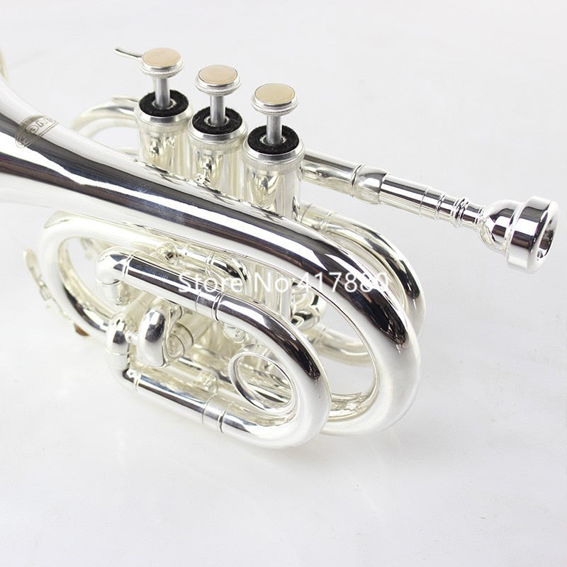 Professional Bach TR6500 Bb Pocket Trumpet Sliver