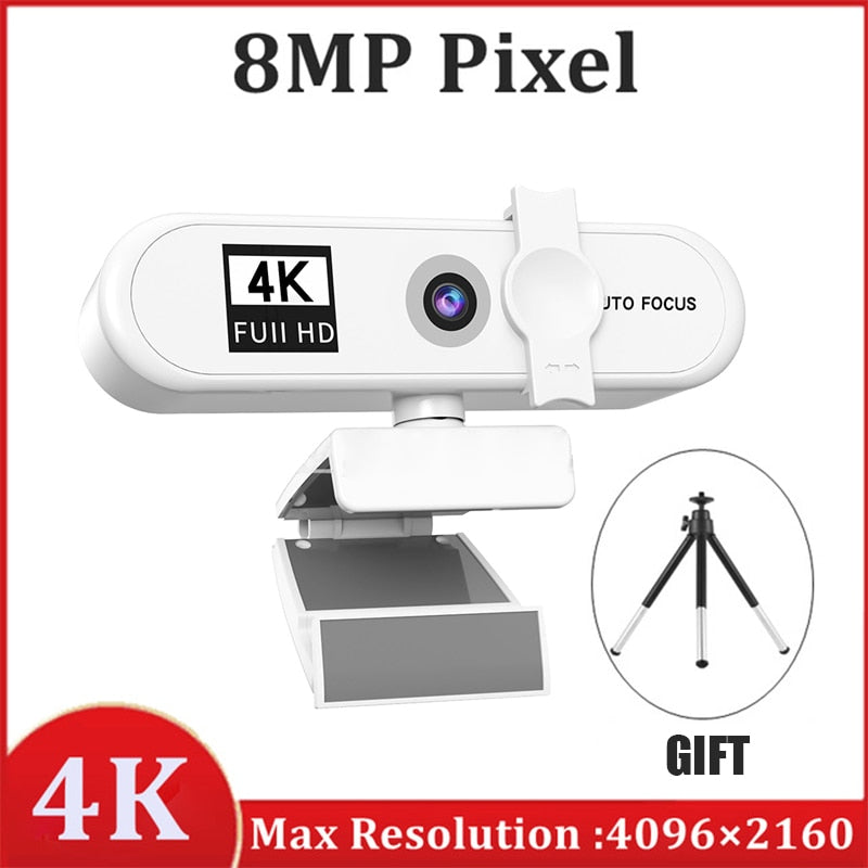 New Ultra HD 4K Webcam With Microphone