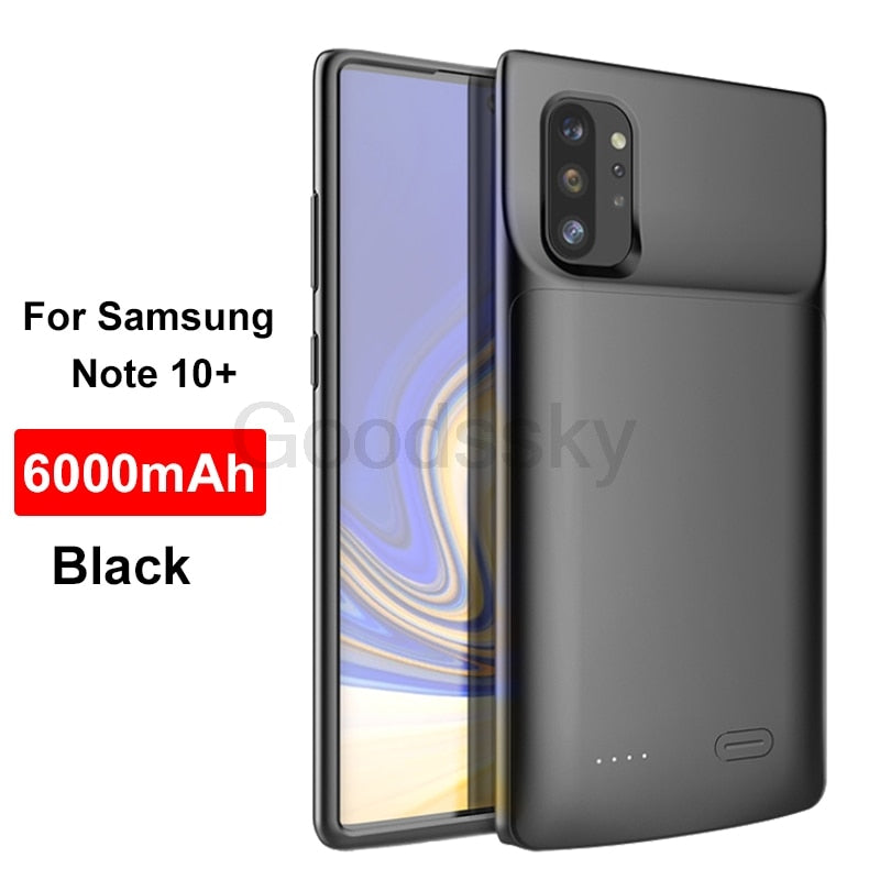 Charger Case For Samsung Galaxy Note 20 Ultra 8 9 10 S8 S9 S10 S20 S21 Plus S10e battery charger case charging Shockproof Case