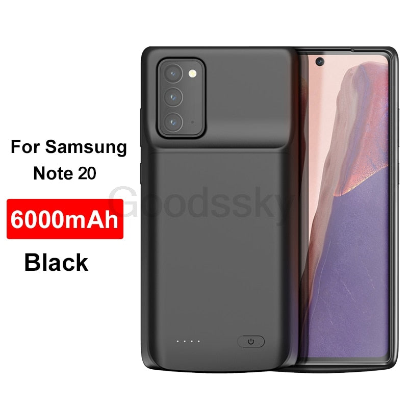 Charger Case For Samsung Galaxy Note 20 Ultra 8 9 10 S8 S9 S10 S20 S21 Plus S10e battery charger case charging Shockproof Case