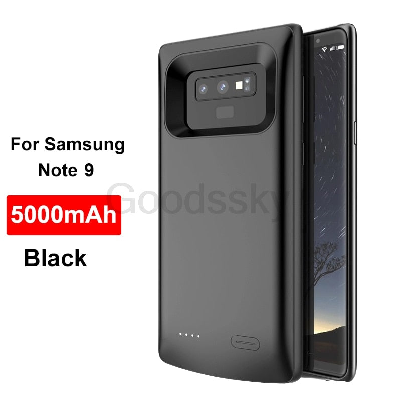 Charger Case For Samsung Galaxy Note 20 Ultra 8 9 10 S8 S9 S10 S20 S21 Plus S10e battery charger case charging Shockproof Case